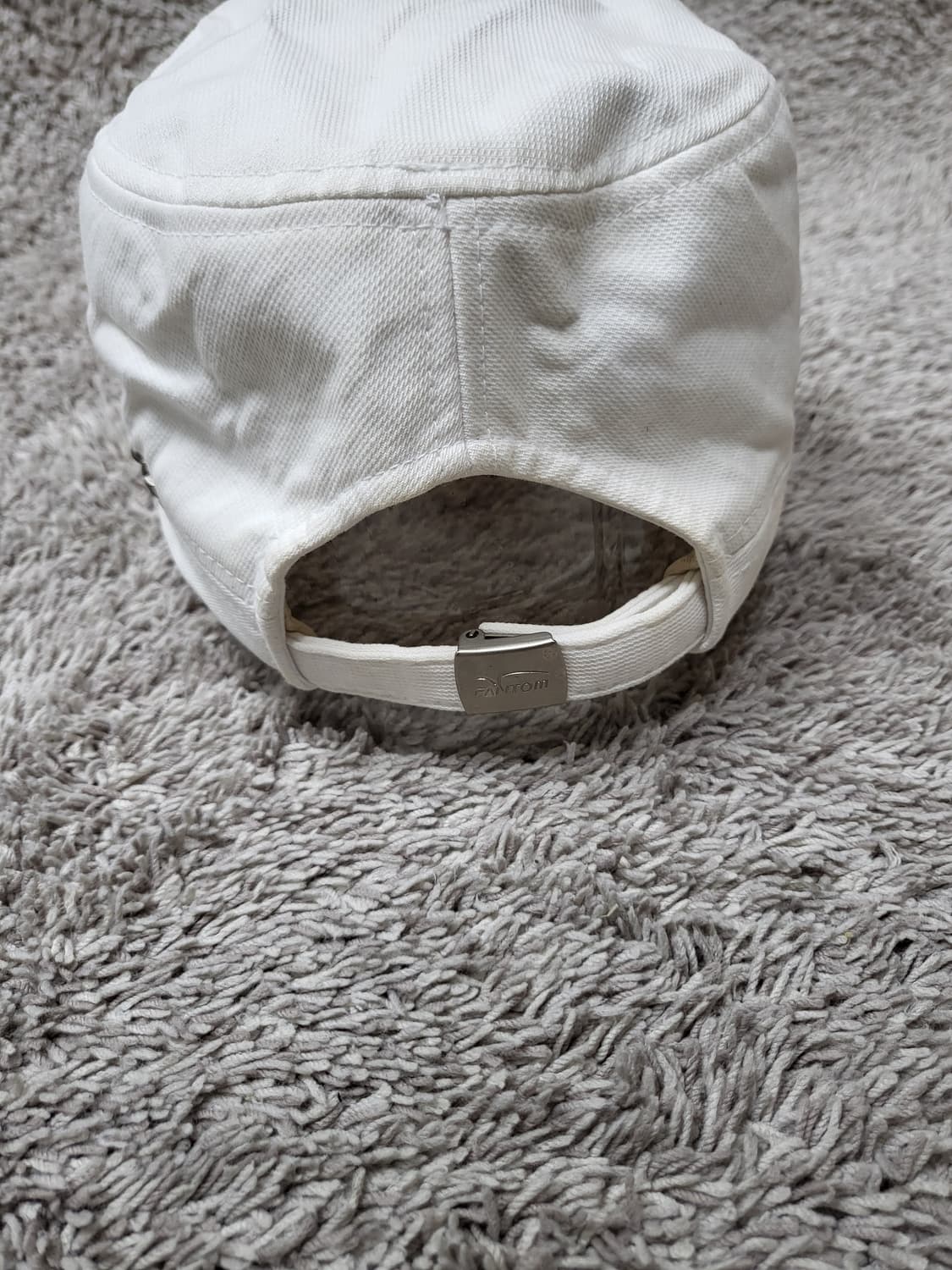 팬텀 화이트 볼캡 모자 새제품급 상품이미지4