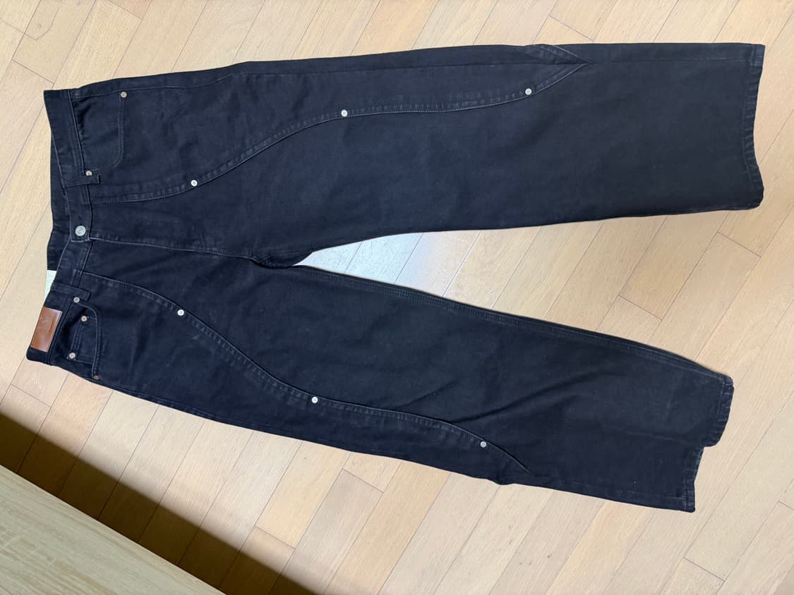 (33)앤더슨벨 메튜 커브 진 apa499m(BLACK) 상품이미지2