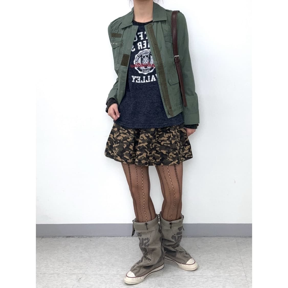 빈티지 카모 스커트 y2k 상품이미지1