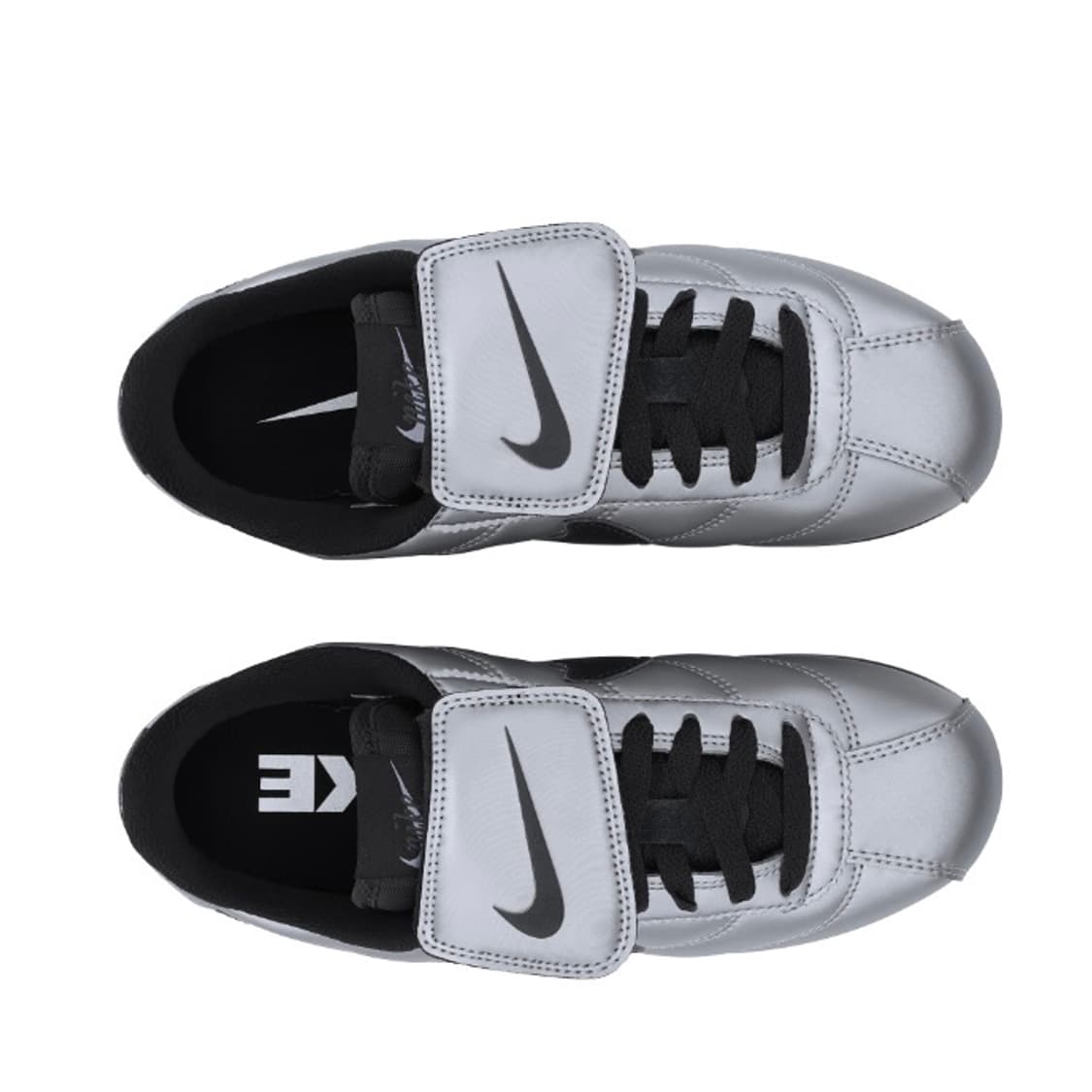 나이키 코르테즈 레더 SE 메탈릭 쿨 그레이 블랙 230 상품이미지5