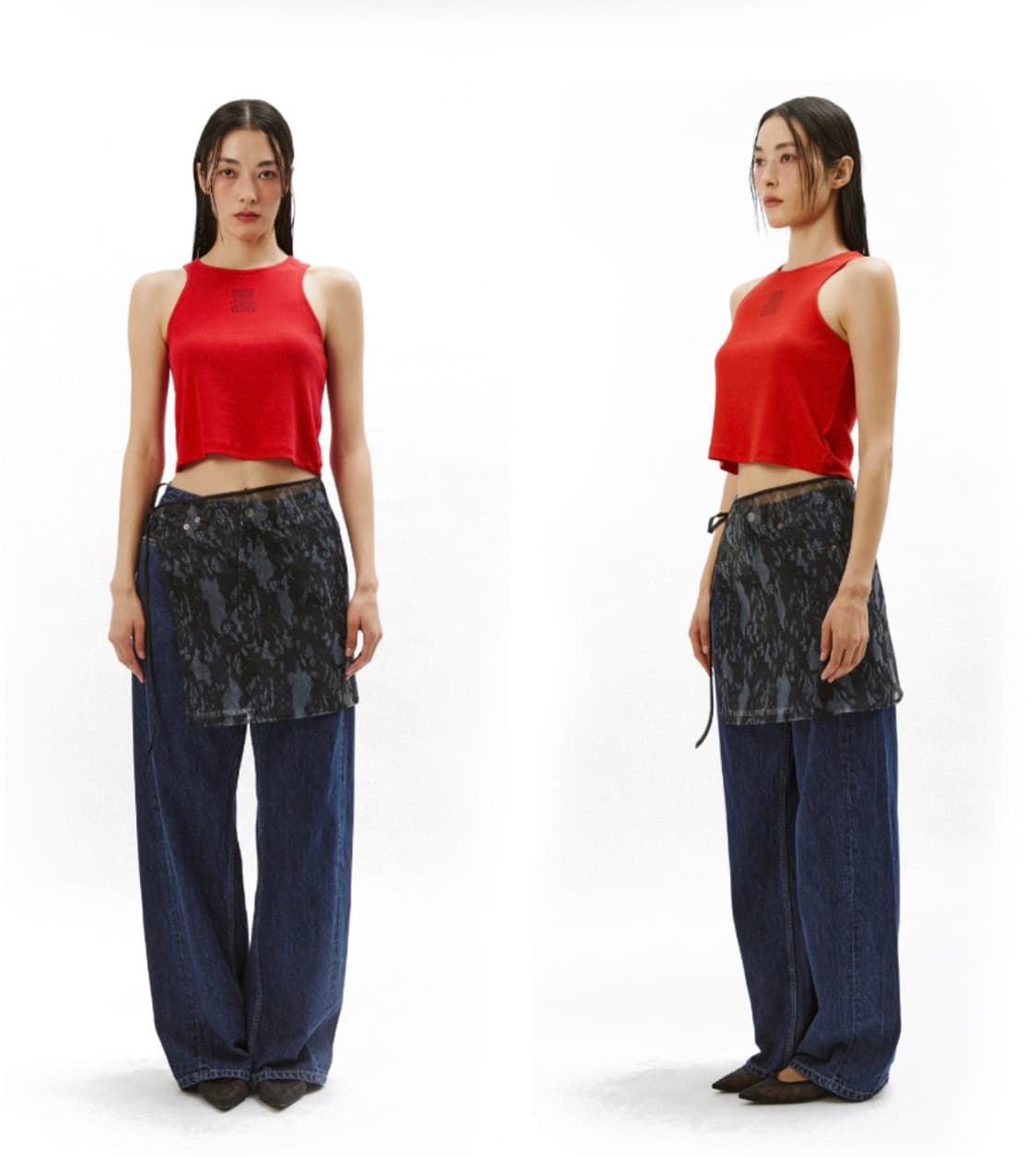 쓰리투에이티 랩스커트 ORGANZA MINI WRAP SKIRT 상품이미지2