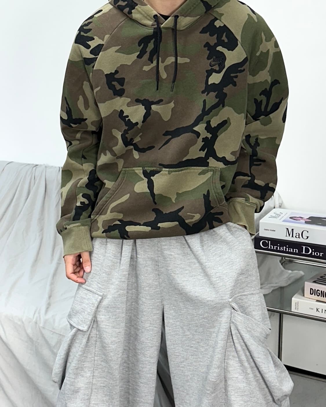 나이키 SB 카모 후드티 L 상품이미지2