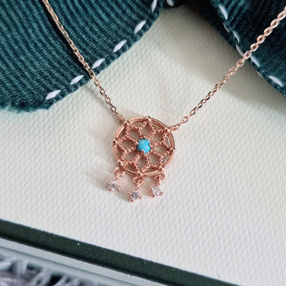 로이드 헤리티지 드림캐쳐 목걸이 14k 골드 상품이미지1