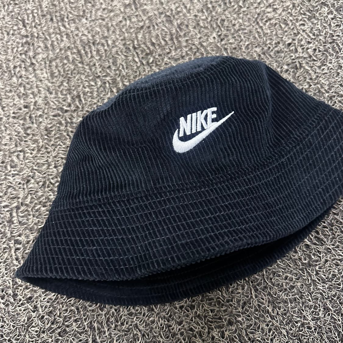 NIKE 나이키 코듀로이 버킷햇 모자 블랙 상품이미지2