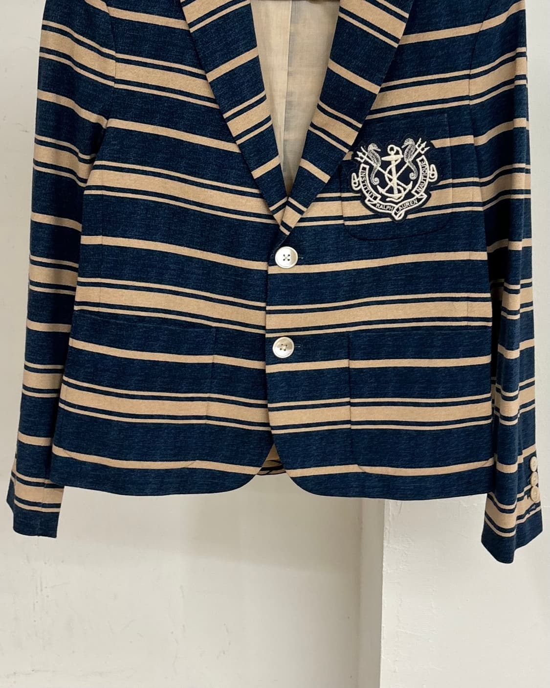 랄프로렌 스트라이프 포켓 케주얼 블레이저 자켓 상품이미지5