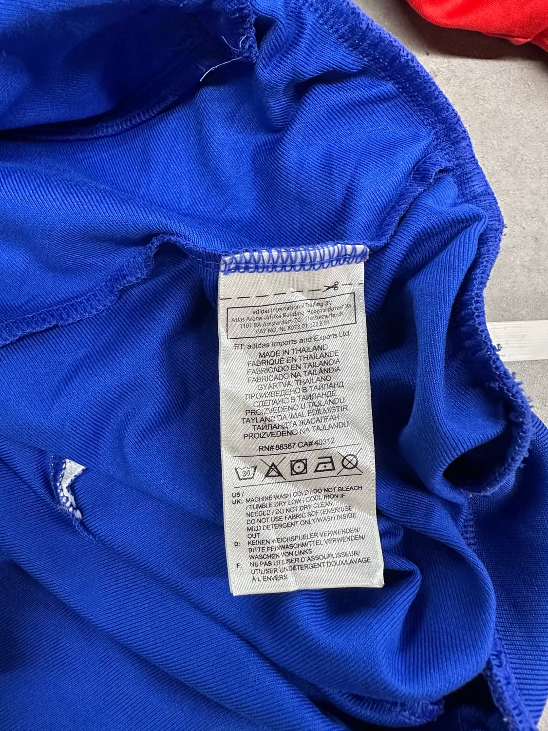 🔥아디다스 올드스쿨 컬러블록 져지 (블루/레드/화이트)🔥 상품이미지6