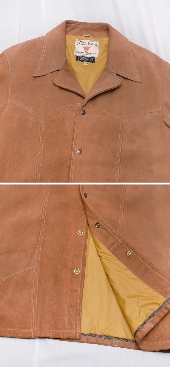 필드 앤 스트림 스웨이드 레더 웨스턴 헌팅 자켓 (100-105) 상품이미지4