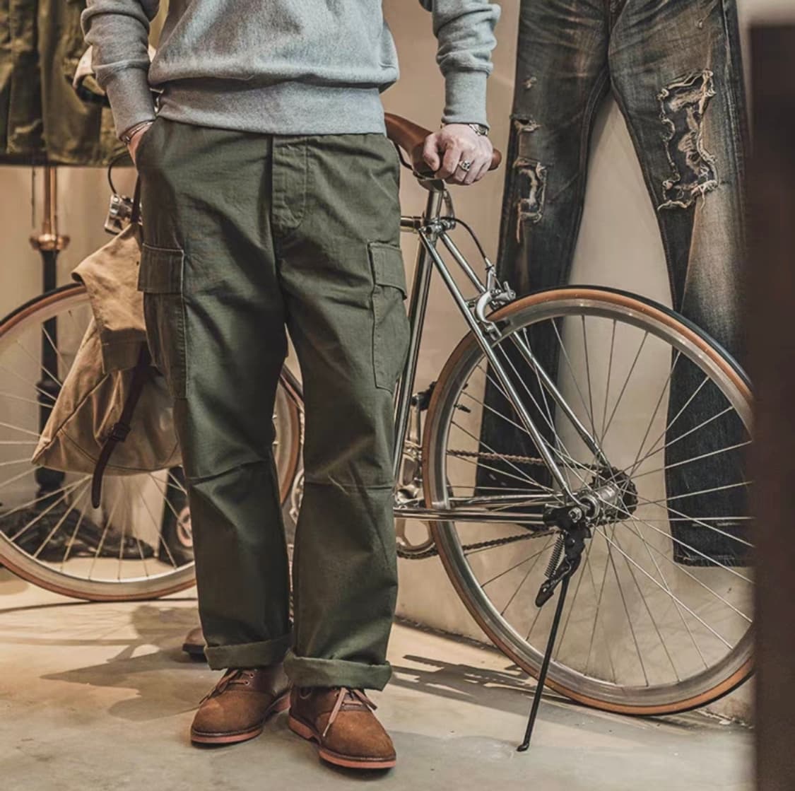 브론슨 논스탁 1969 5세대 립스탑 정글 퍼티그 셋업 상품이미지6