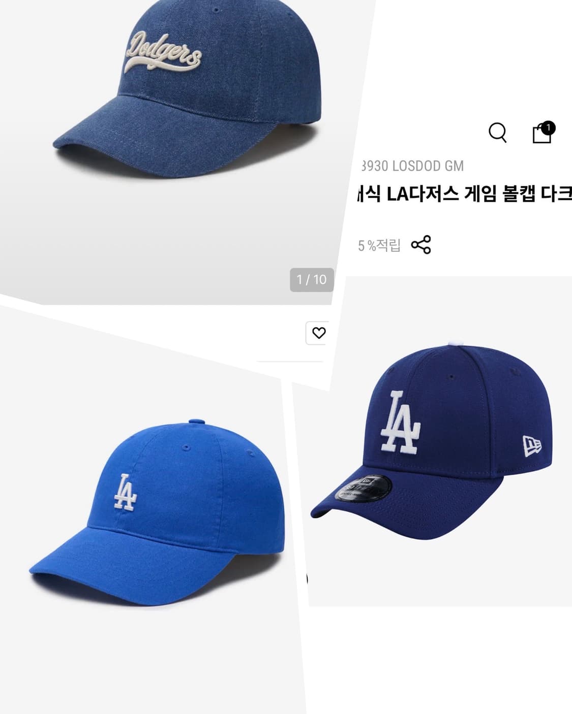 mlb, 뉴에라 la다저스 모자 상품이미지1