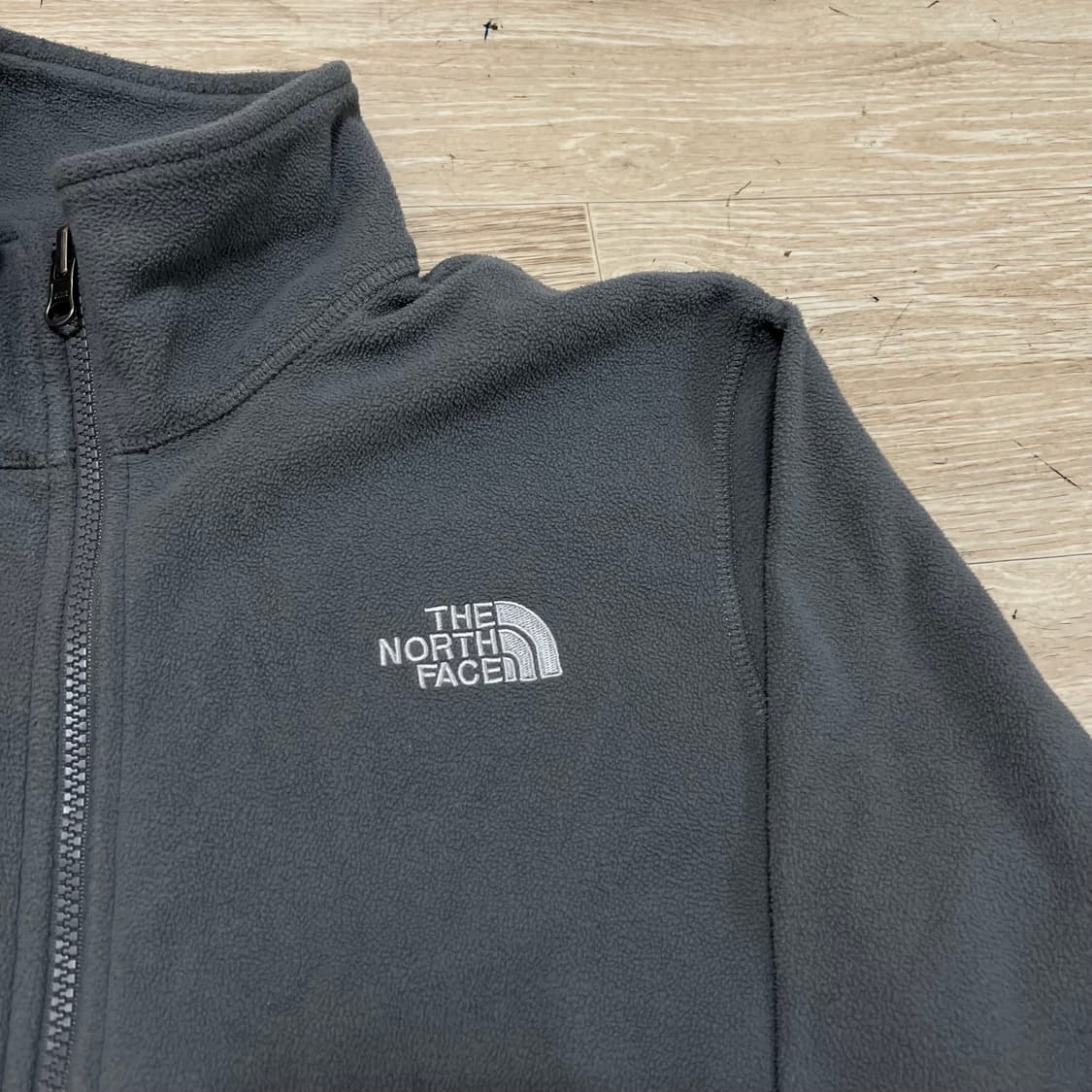 노스페이스 클래식 베이직 후리스 플리스 집업자켓 [그레이] S/90 상품이미지4