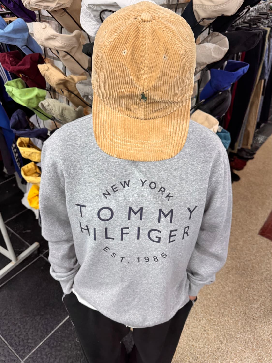 타미힐피거 스펠로고 스웻셔츠 XL 상품이미지3