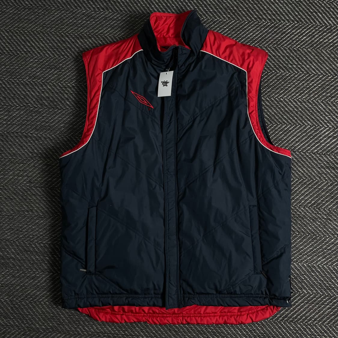 00s 엄브로 올드스쿨 양면 패딩 베스트o 3220 상품이미지1