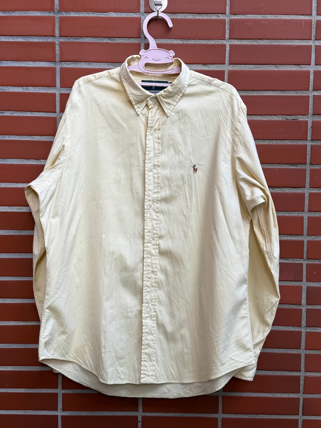 폴로 랄프로렌 옐로우 셔츠 남방 상품이미지1