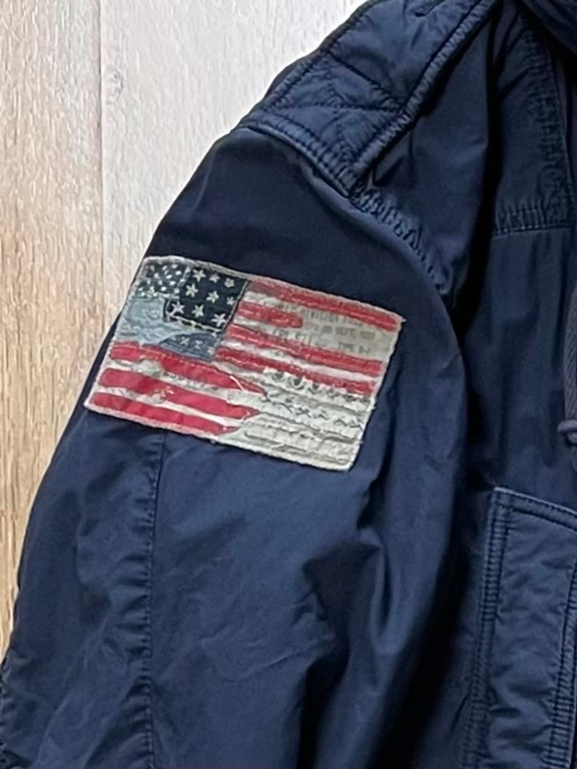 택포) 폴로 랄프로렌 폴로진스 성조기 패치 야상 (야전상의) 파카 자켓 상품이미지2