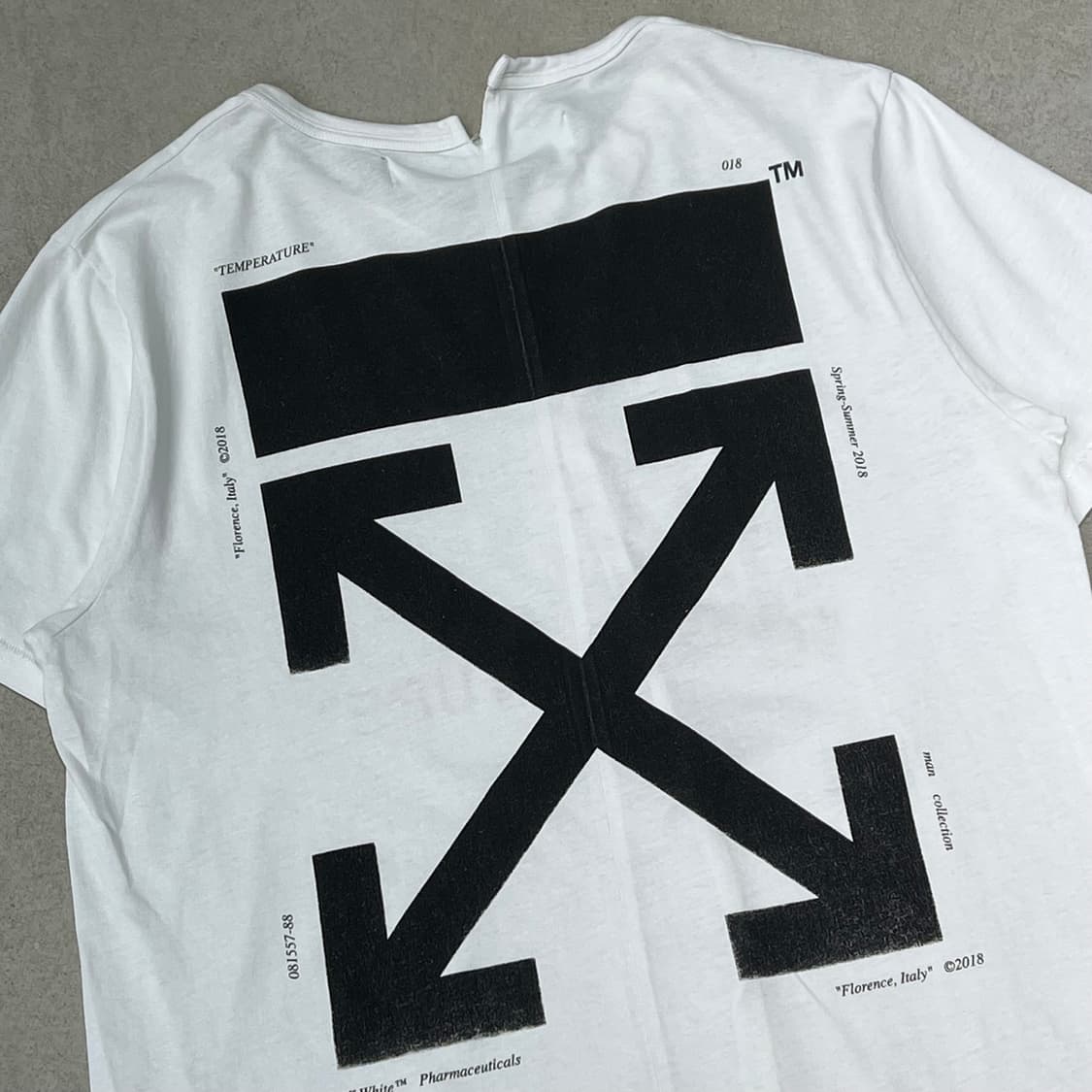 오프화이트 프린팅반팔티 s10361 상품이미지4