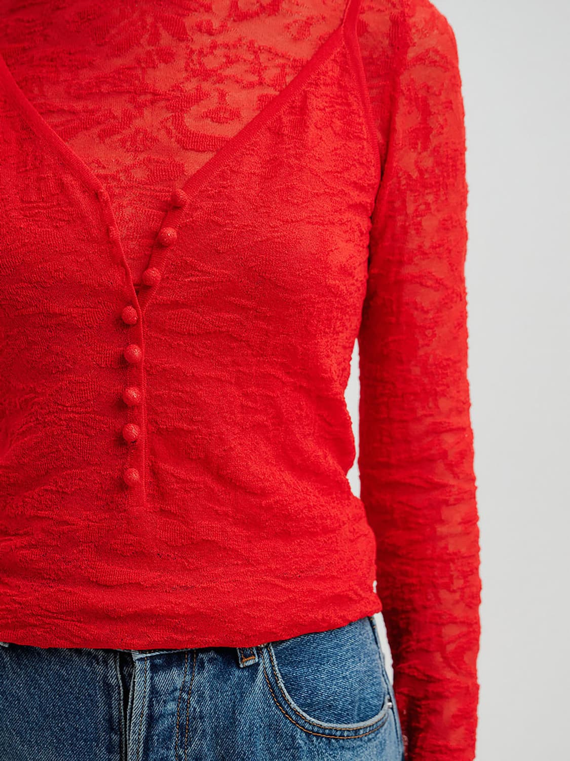 eenk 캐미솔 (TING Lace Jacquard Camisole) 상품이미지2
