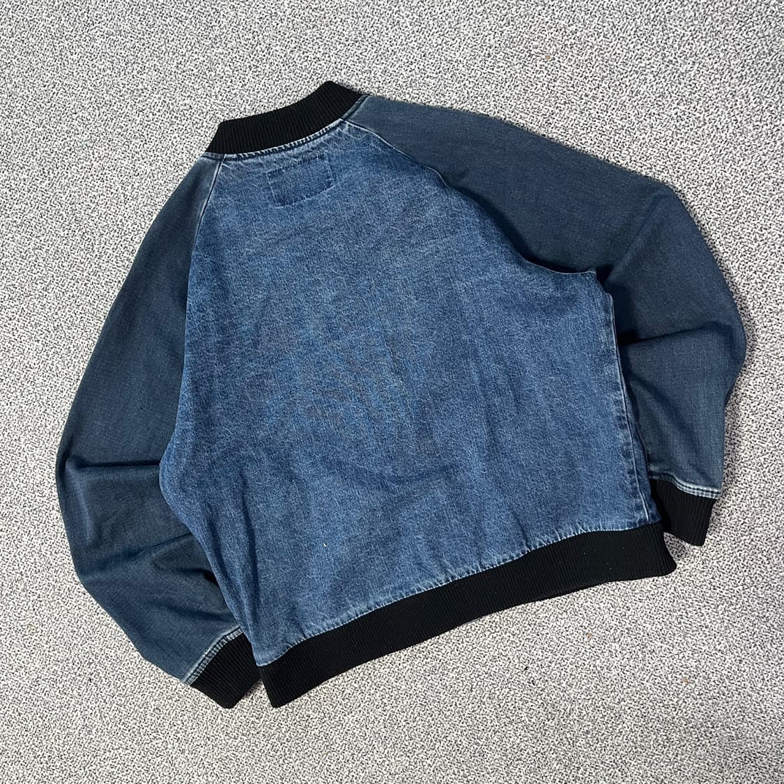 GU 학 자수 데님 자켓 상품이미지4