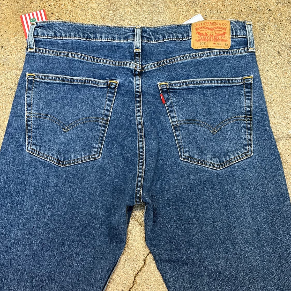 미국 빈티지 리바이스 505 스판 청바지 데님팬츠 상품이미지6
