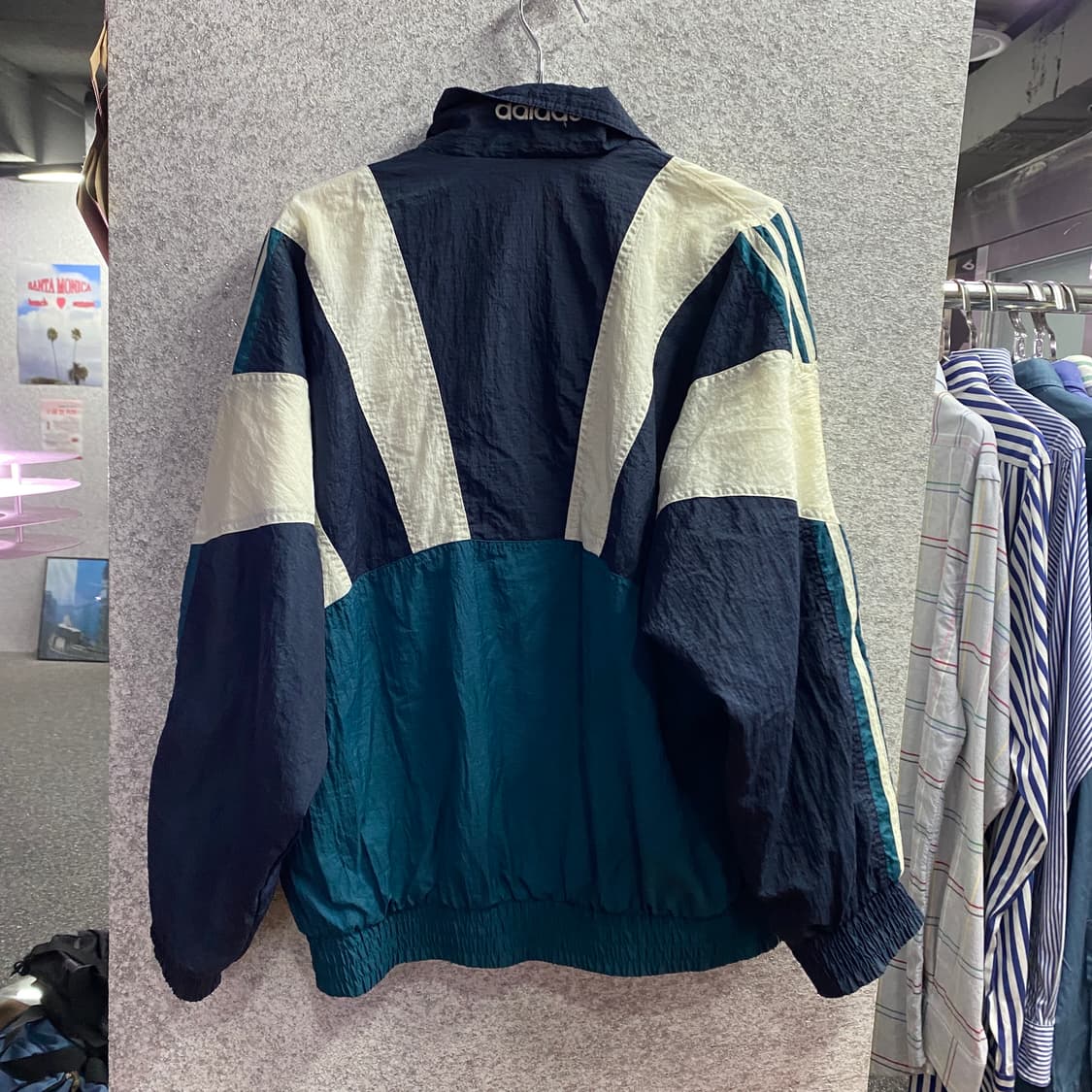 아디다스 스몰로고 올드스쿨 배색 트랙탑 바람막이 B4657 상품이미지4