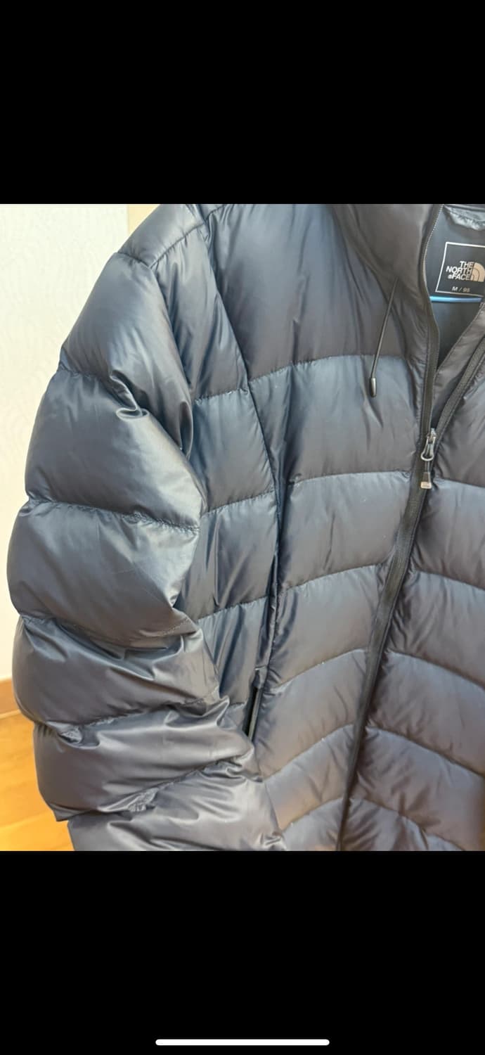 노스페이스 RDS 다운 후디 패딩 블랙 M 상품이미지5