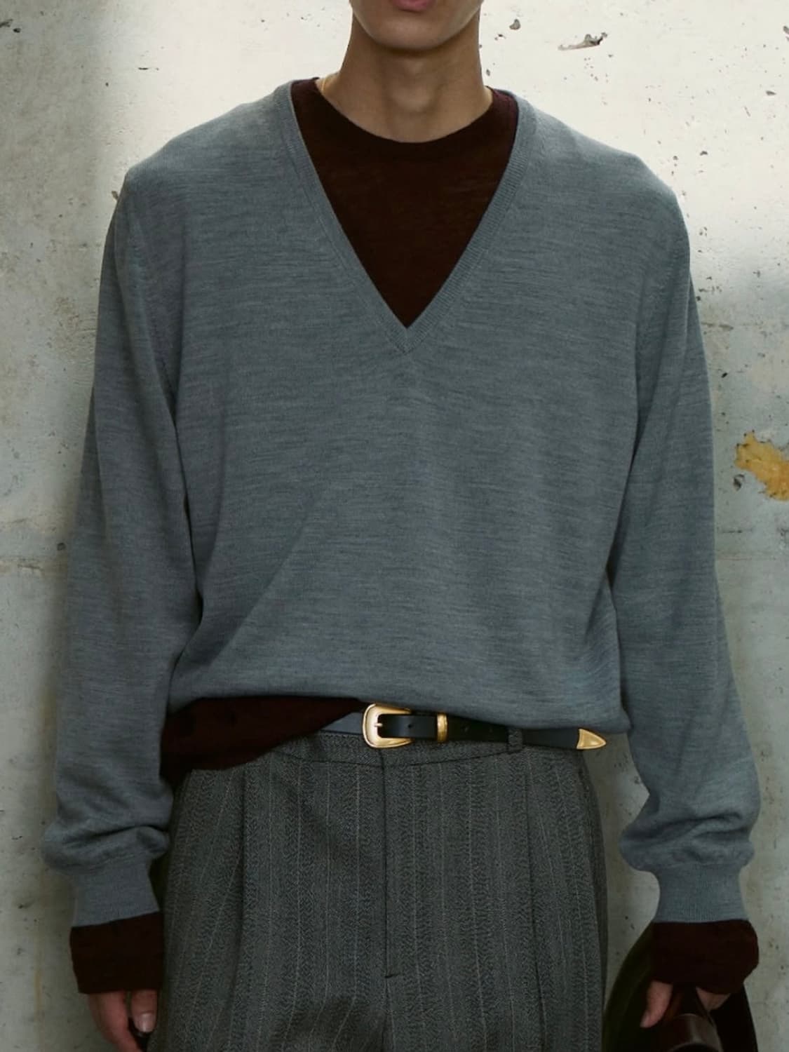 렉토 24 fw 브이넥 니트 S 상품이미지1