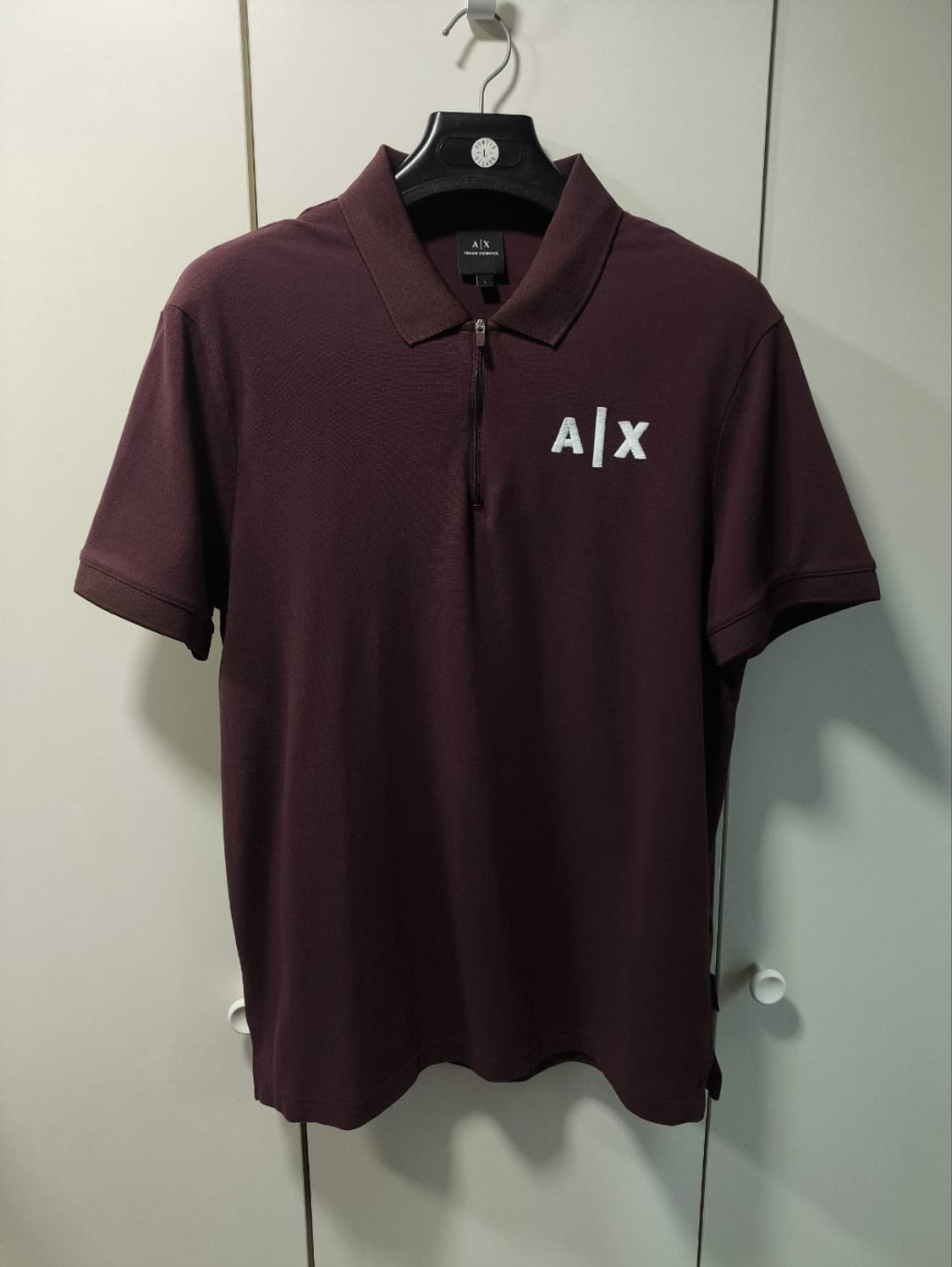 L 알마니 익스체인지 카라넥티셔츠 반팔 상품이미지1