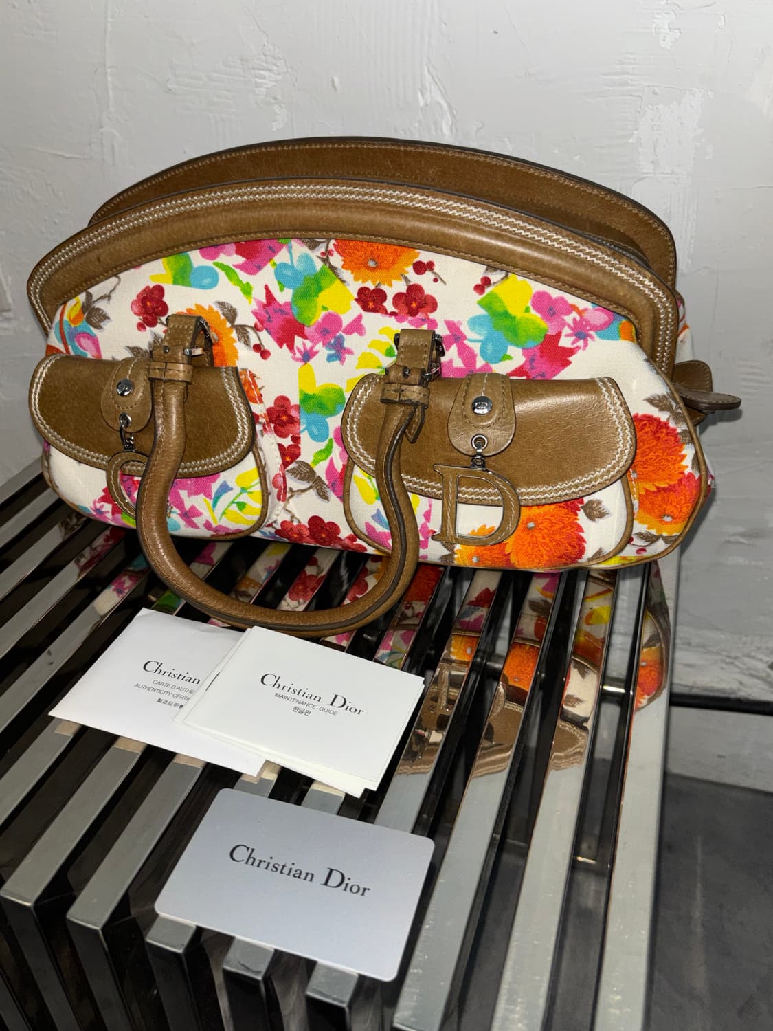 Dior 디올 2006s 플로럴 토트백 상품이미지8