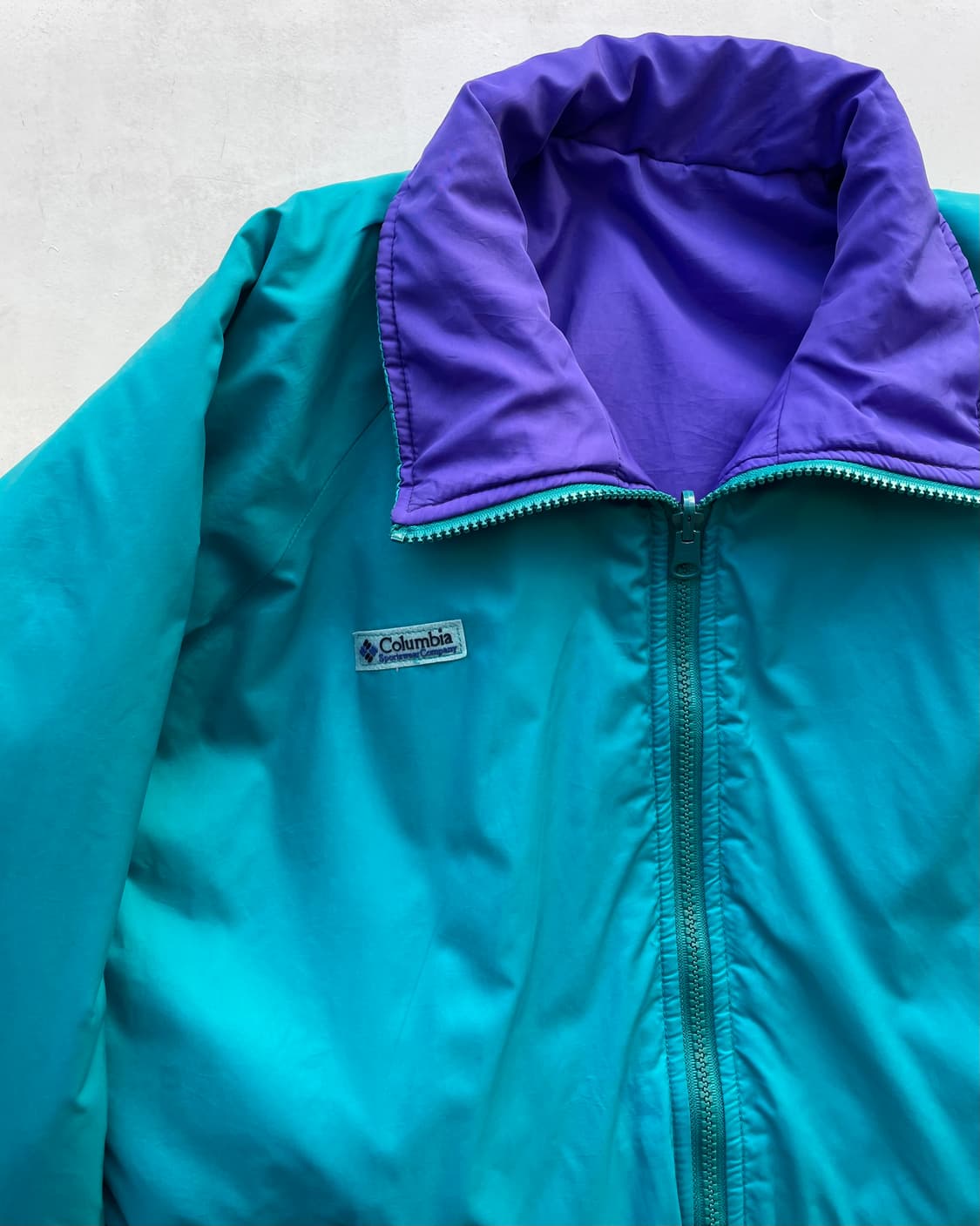 90‘s Columbia reversible jkt 컬럼비아 웜업 자켓 상품이미지4