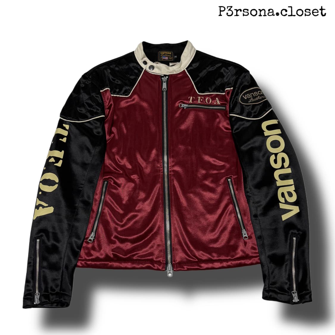 Vanson x TFOA rider jacket 상품이미지2