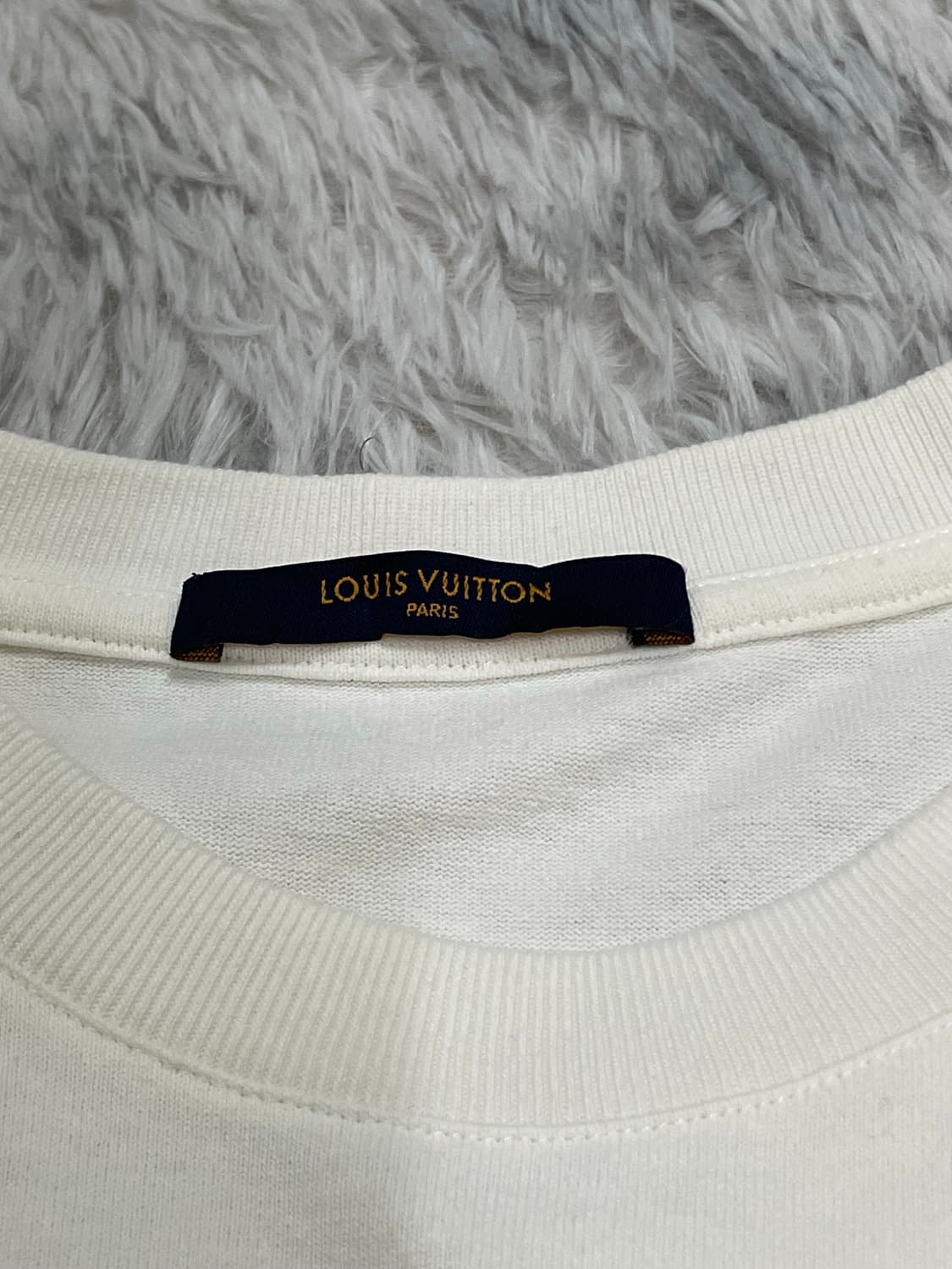 루이비통 버질아블로 LV 로고 코튼 반팔 티셔츠 [S] 상품이미지4