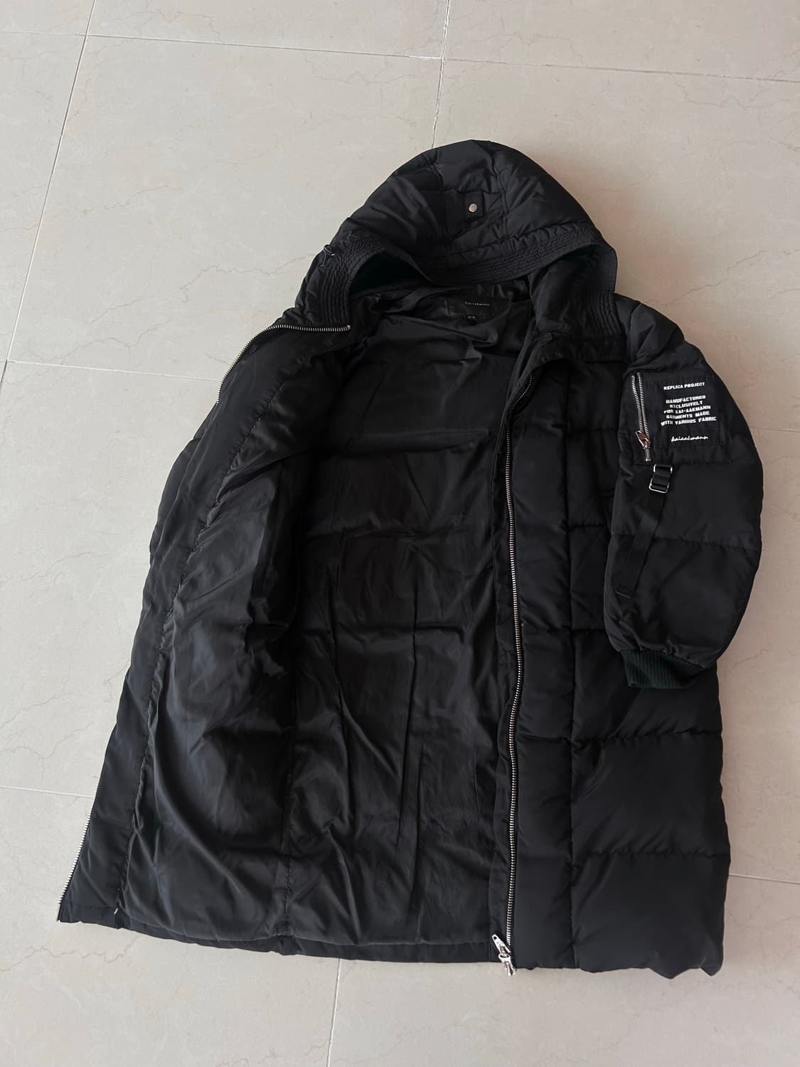 카이아크만 블랙 롱패딩 남성 상품이미지7