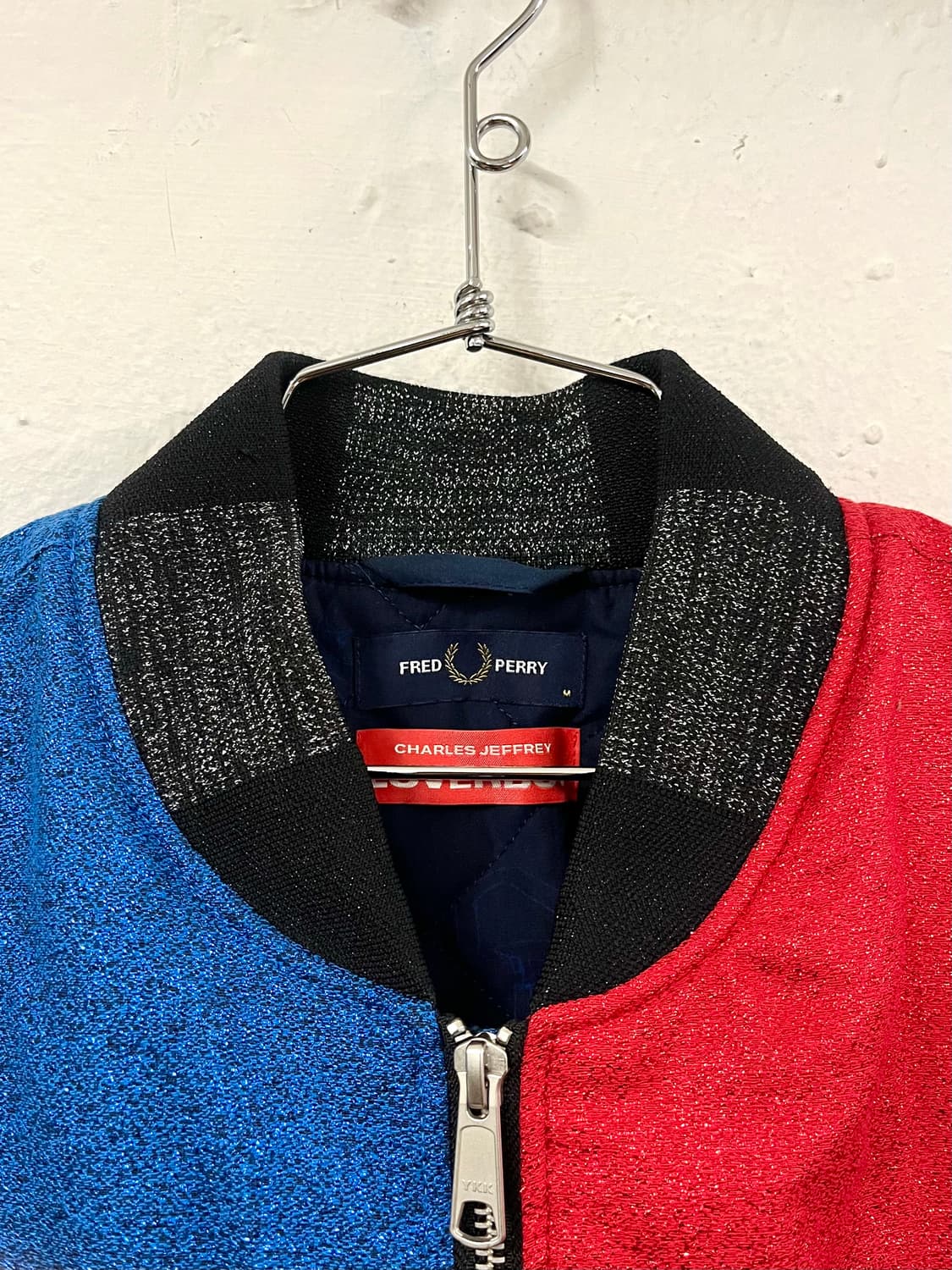 찰스 제프리 러버보이 프레드 페리 멀티컬러 봄버 자켓 상품이미지4