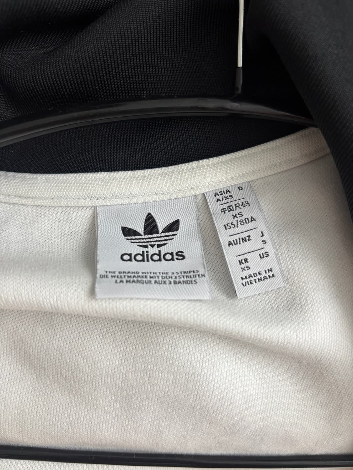 아디다스 트랩탑 져지 화이트 xs 상품이미지2