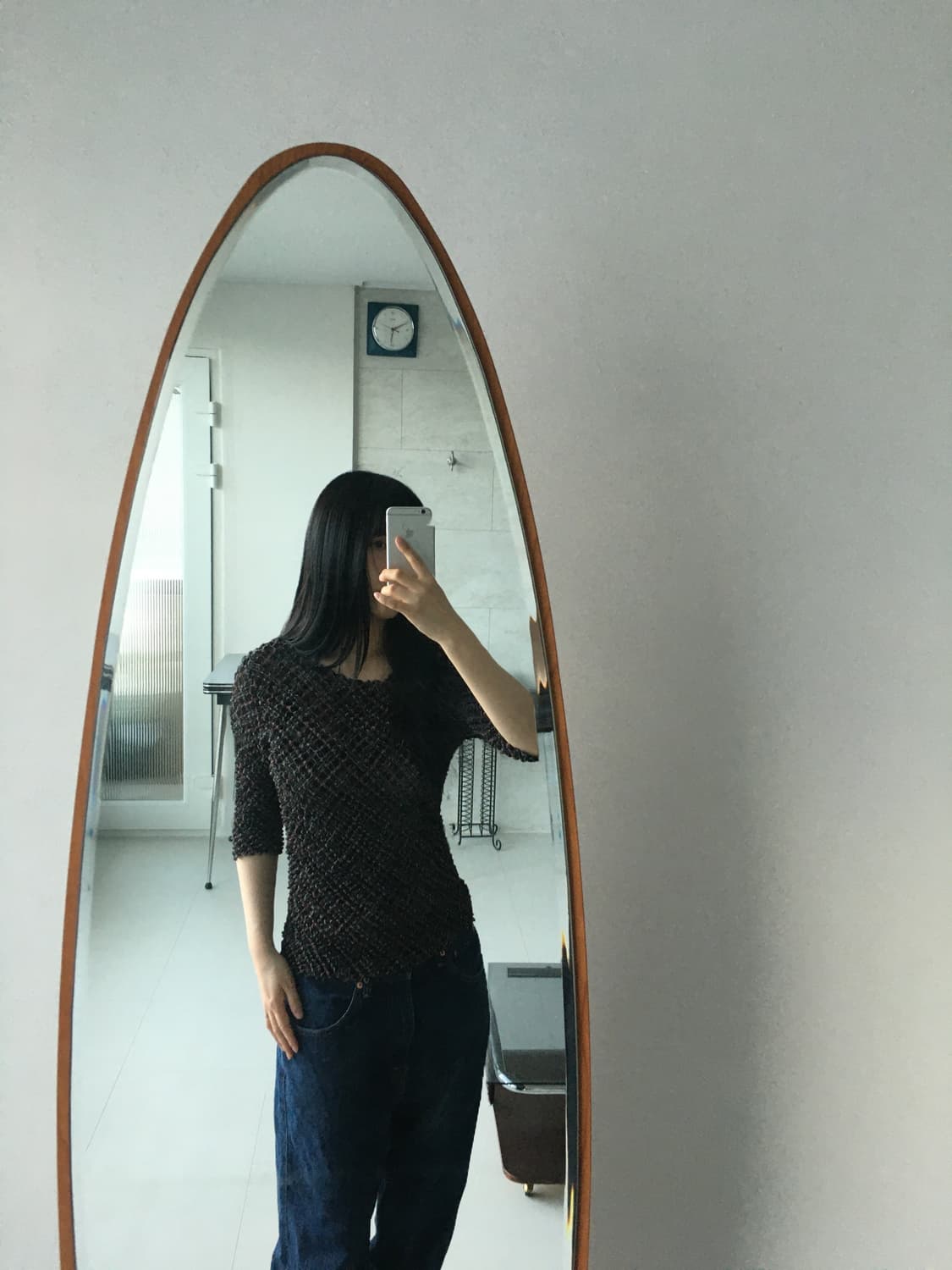 crinkle grid top 상품이미지4