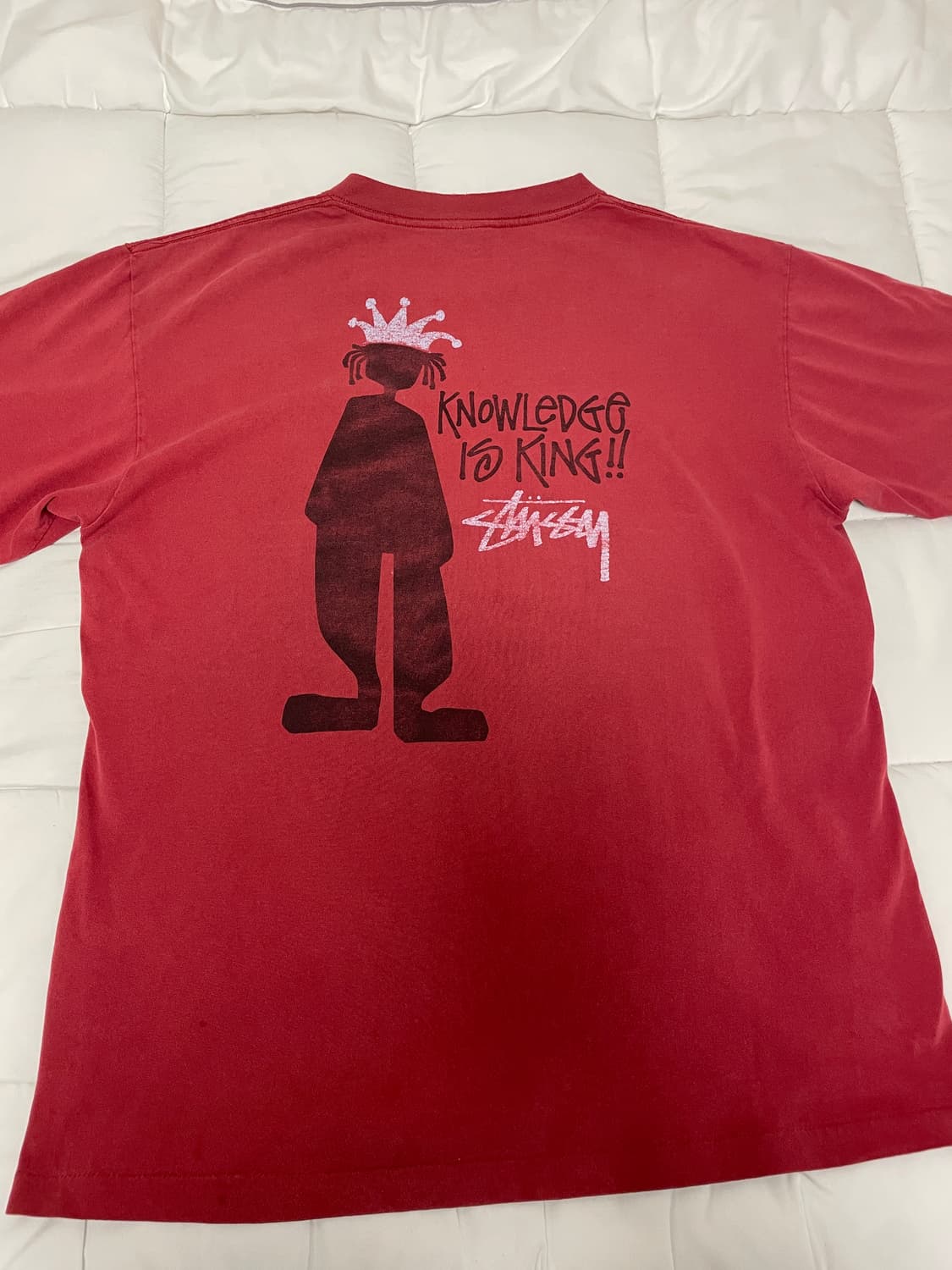 90s 스투시 Knowledge to King XL 상품이미지2