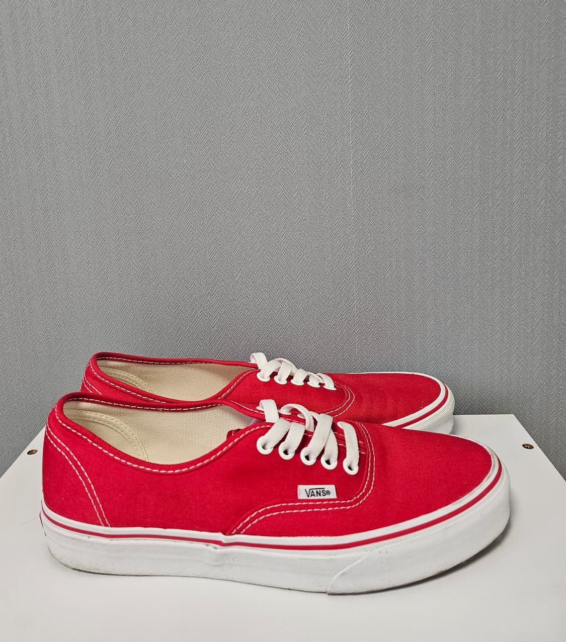 반스 어센틱 레드 스니커즈 캔버스화 275 상품이미지1