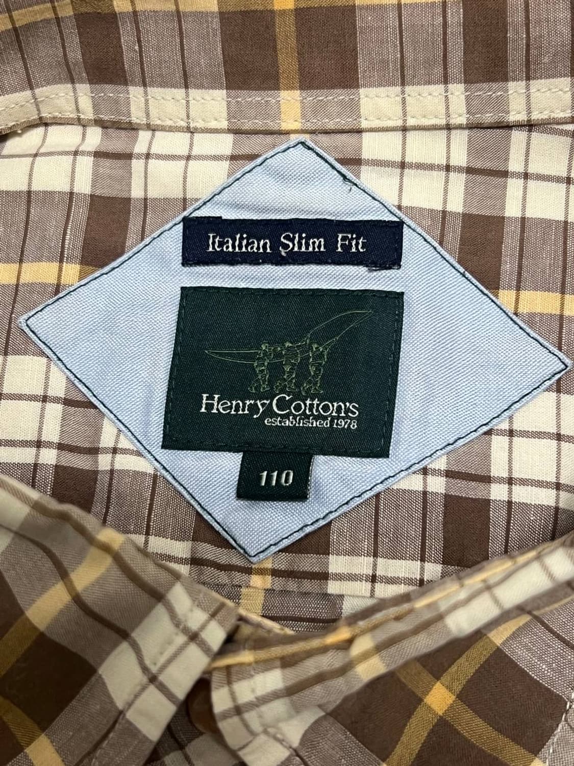 Henry cotton’s 헨리코튼 체크 셔츠 상품이미지3