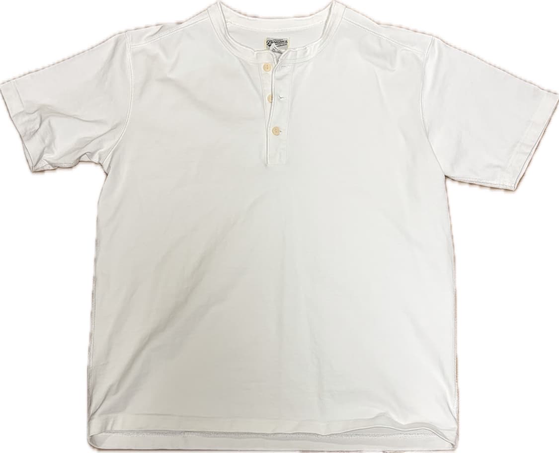 브론슨 10.6 oz Cotton Short Sleeve Henley T 상품이미지1