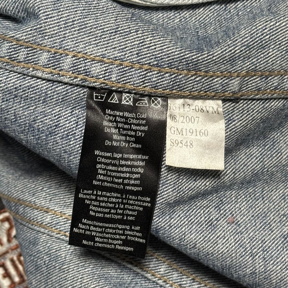 L 할리데이비슨 105주년 기념 데님 자켓 상품이미지5