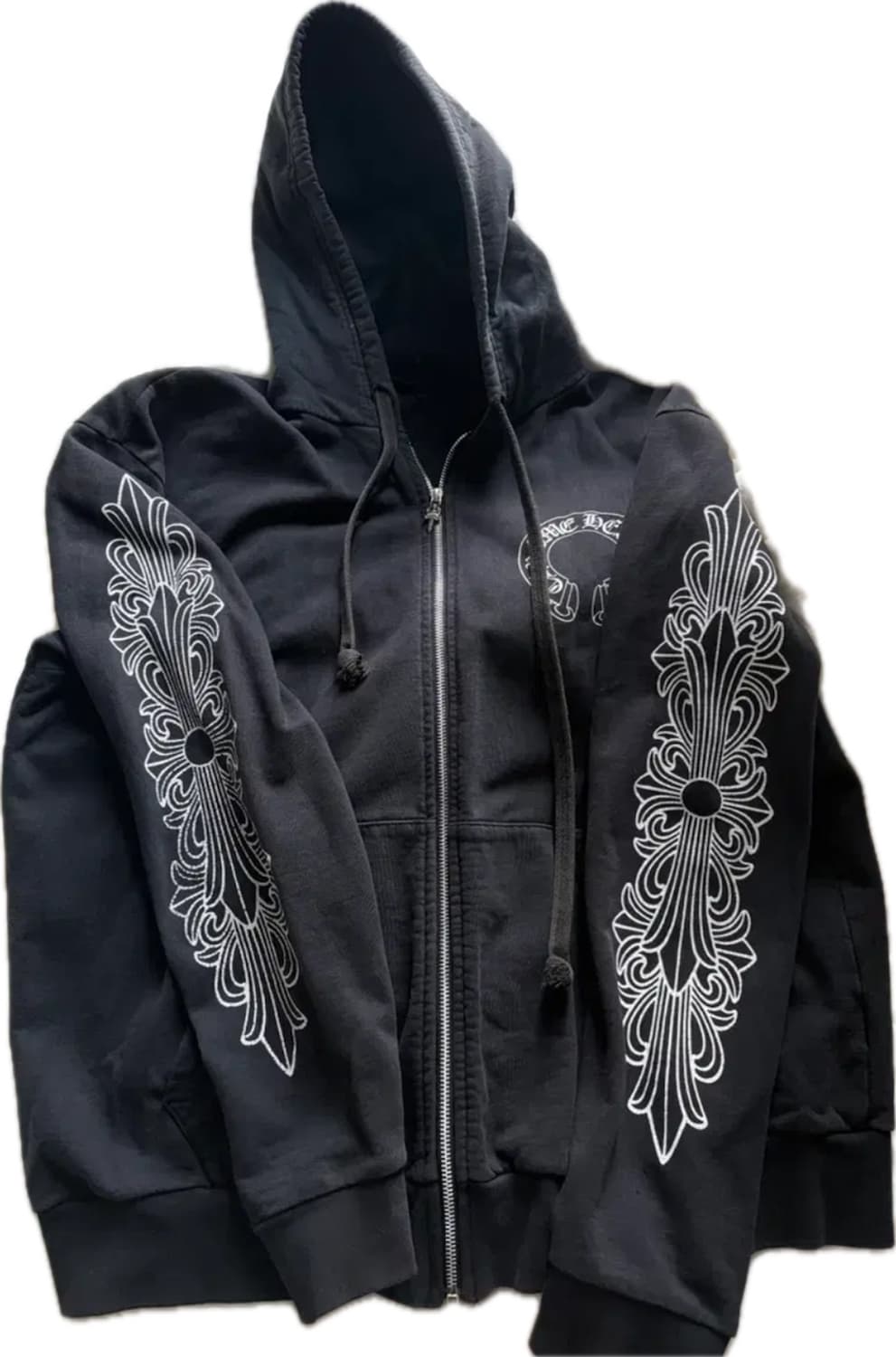 크롬하츠 홀스슈 플로랄 후드집업 상품이미지1