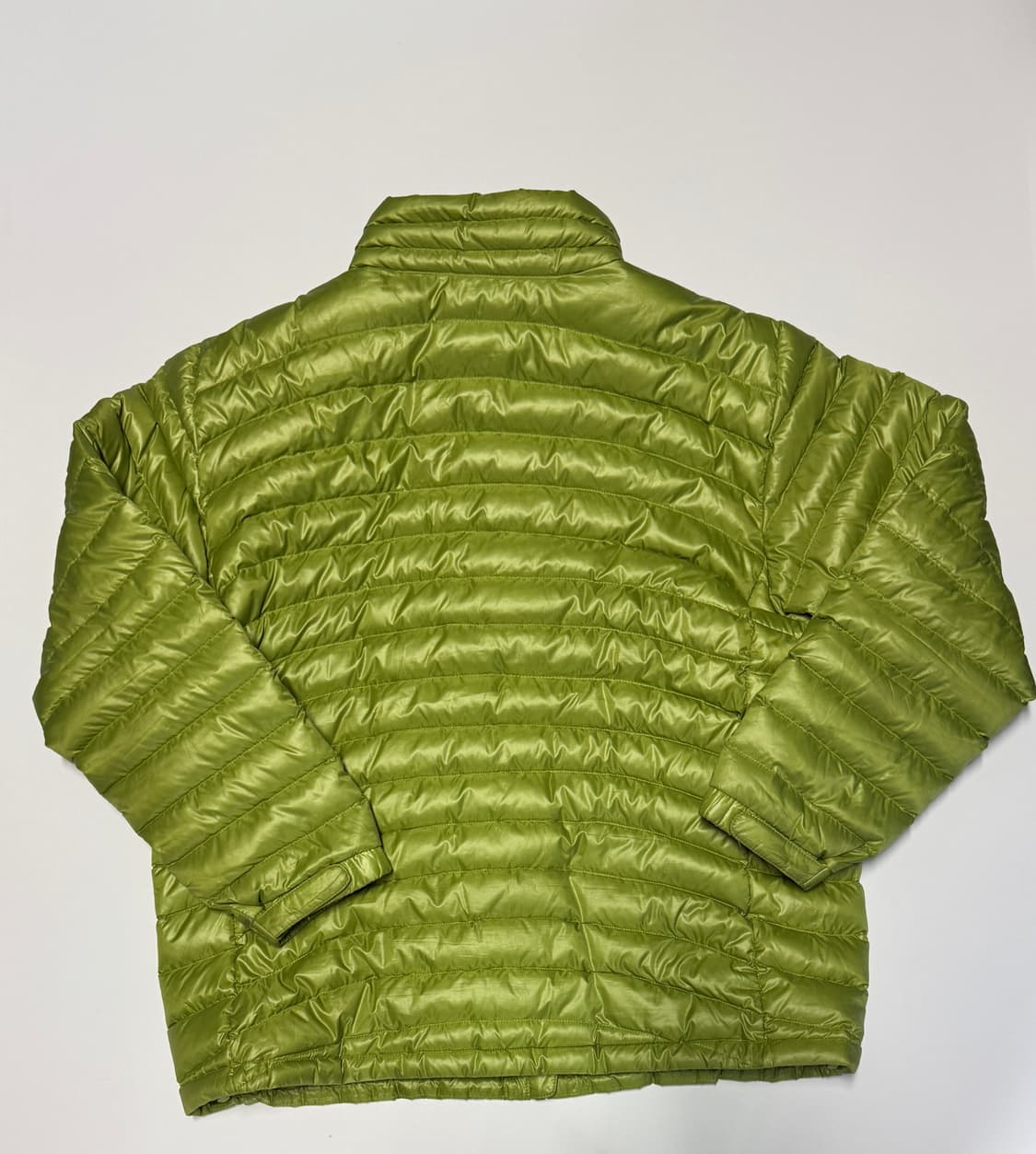 희귀!! 아식스 올드스쿨 네온 컬러 구스다운 경량 패딩 XL 상품이미지4