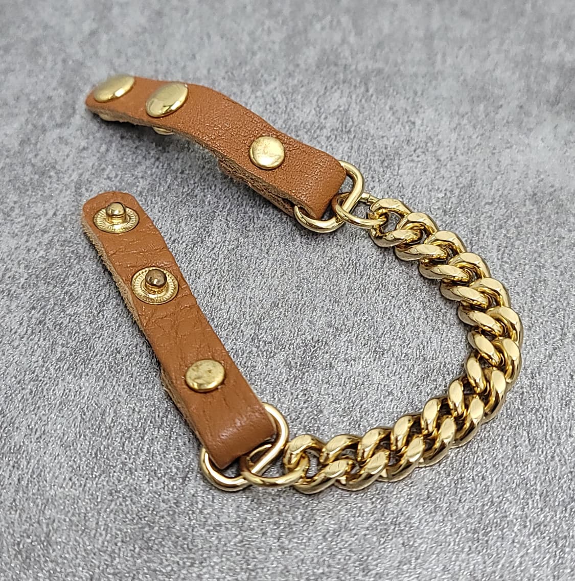 chain leather bracelet  상품이미지2