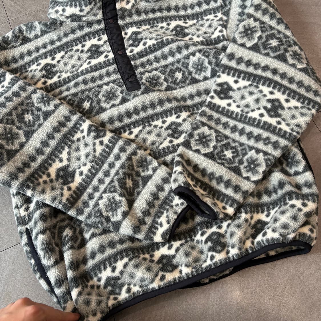 90s L.L.bean 90년대 미국 생산 엘엘빈 아즈텍 플리스 신칠라  상품이미지7