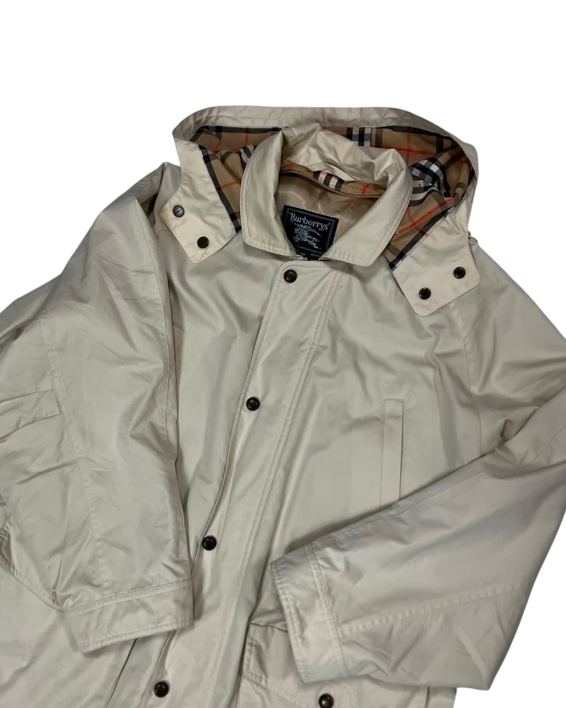 버버리 바람막이 자켓 후드탈부착 L 상품이미지1