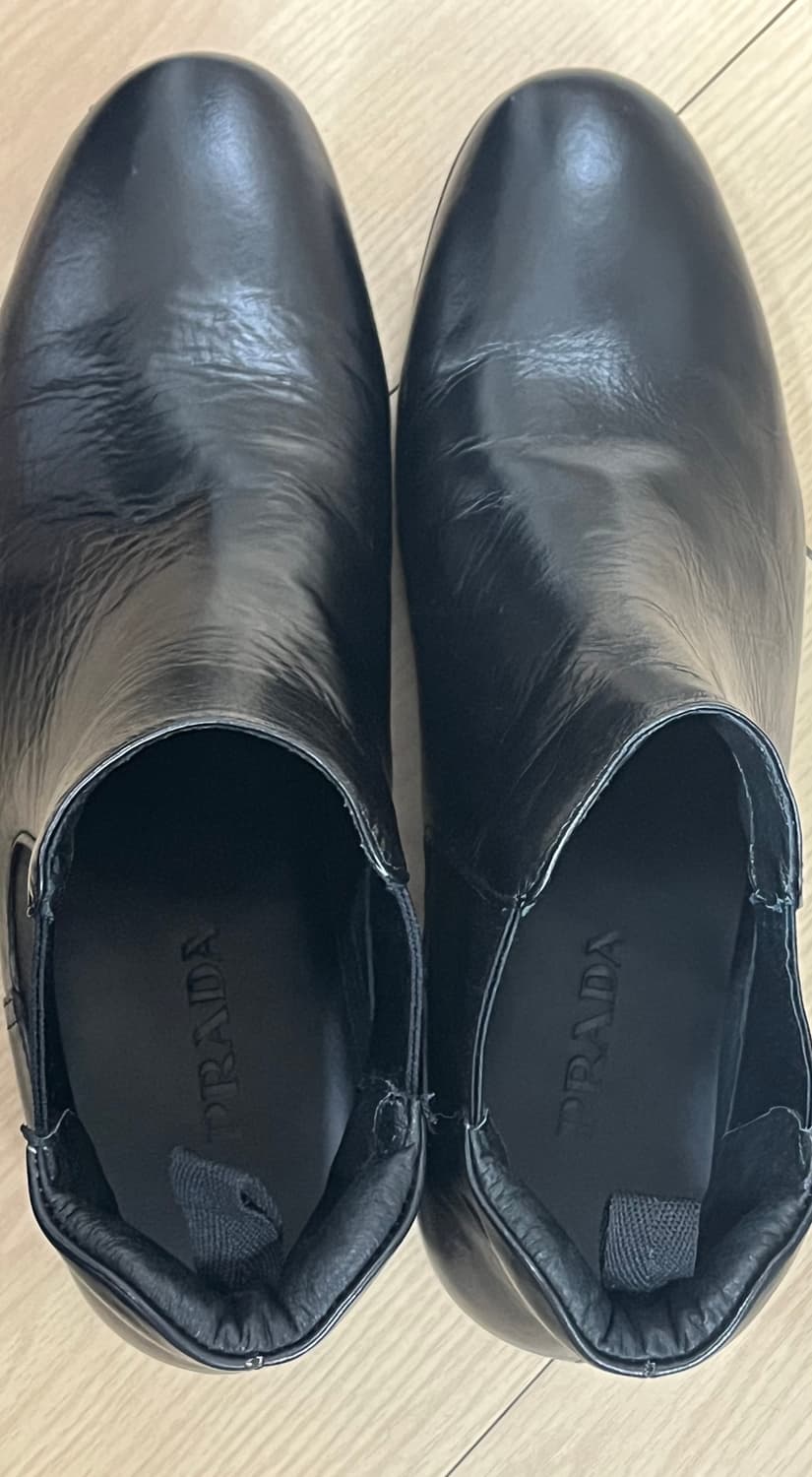 Prada leather  Boots 프라다 레더 첼시부츠 43 상품이미지5