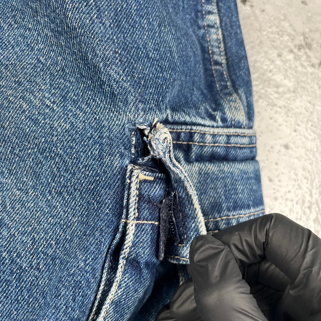 빈티지 FUBU 배기 카펜터 데님 팬츠 상품이미지6