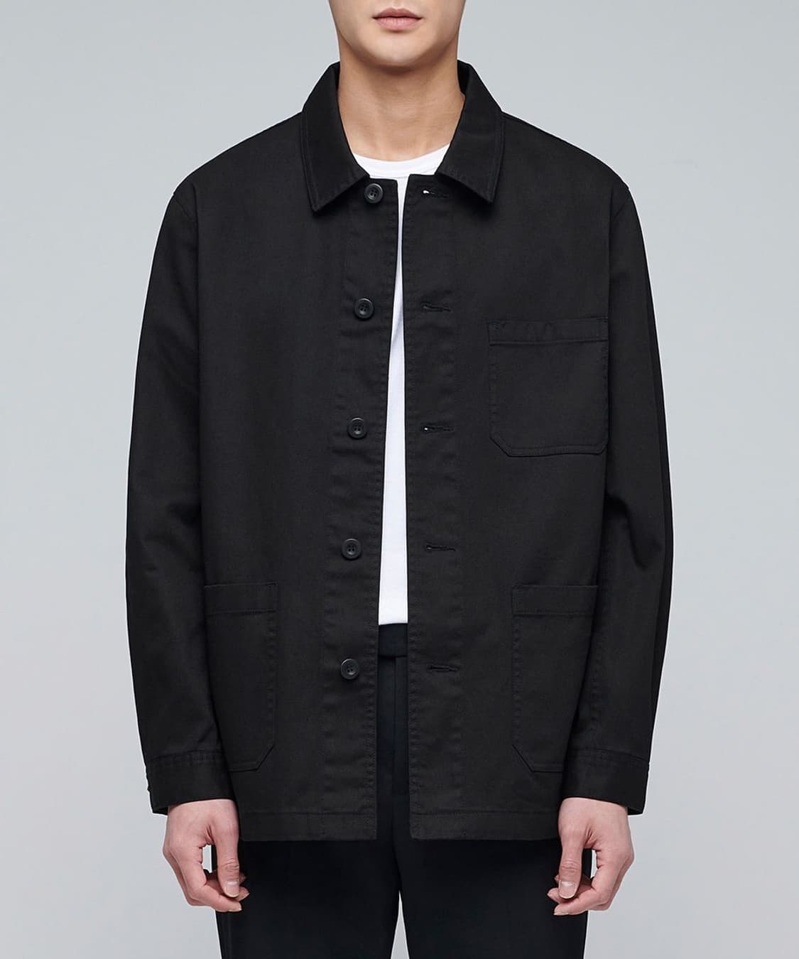 무신사스탠다드 레일로드 워크웨어 자켓 블랙 XL 상품이미지1