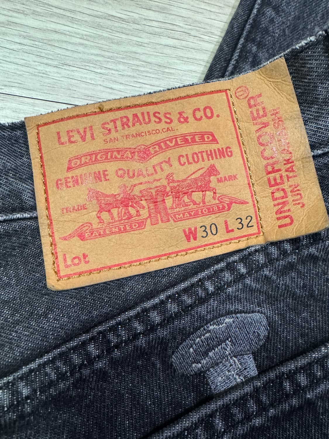 LEVI’S X UNDERCOVER LIGHT DARKNESS DENIM 상품이미지5