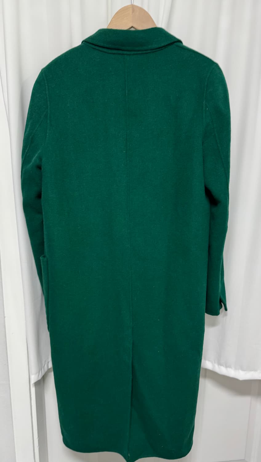 GGPX 그린 롱코트 상품이미지3