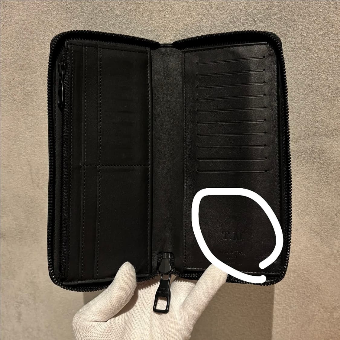 A / OS 루이비통 토뤼옹 지퍼돌이 장지갑 블랙 상품이미지9